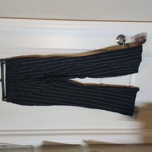 Lila Li Vintage PINSTRIPE flare Leg Pants